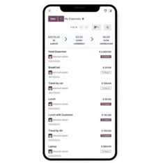 Expense Management Dashboard in Odoo ERP
