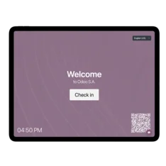 Front Desk Visitor Check-in with Odoo ERP  Odoo Reception Management System Dashboard