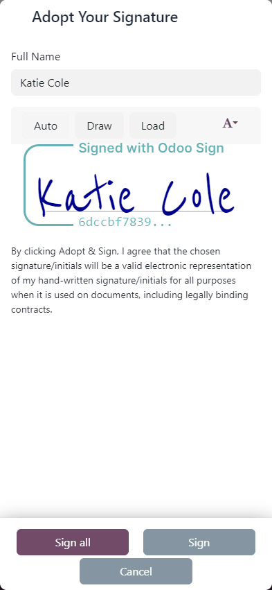 adopt your signature