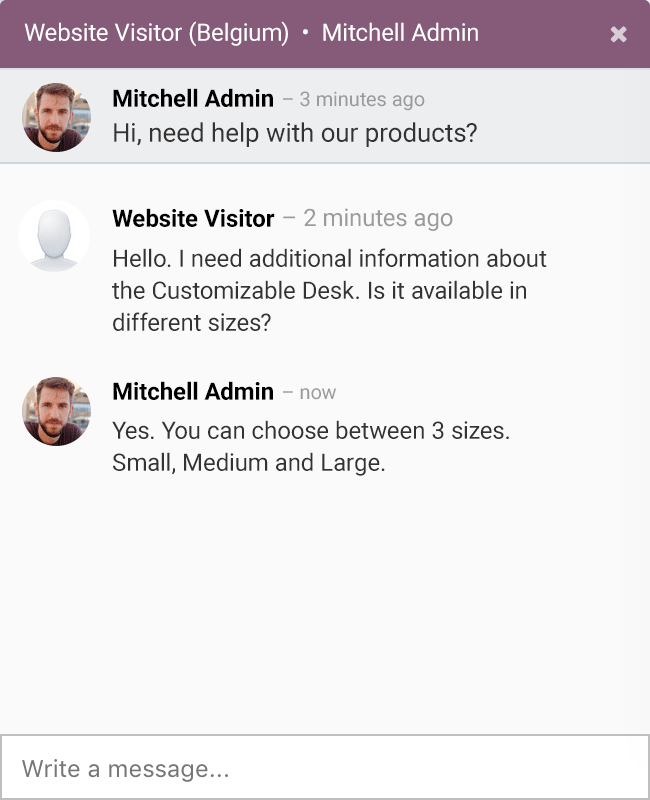 Turn visitors into leads and customers into happy users