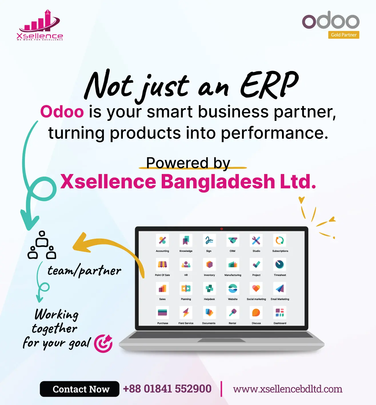 Odoo ERP product management dashboard by Xsellence Bangladesh Ltd – turning products into performance