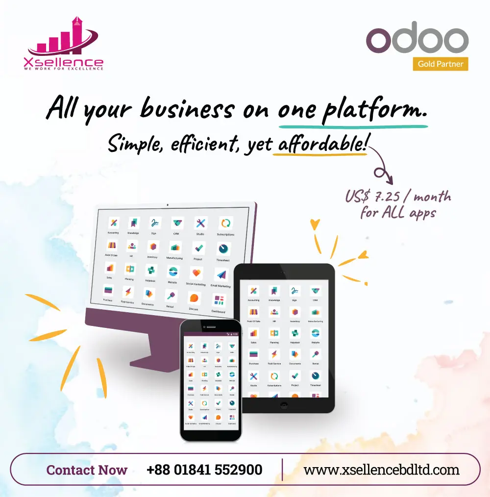 Odoo ERP All-in-One Business Platform by Xsellence Bangladesh Ltd.